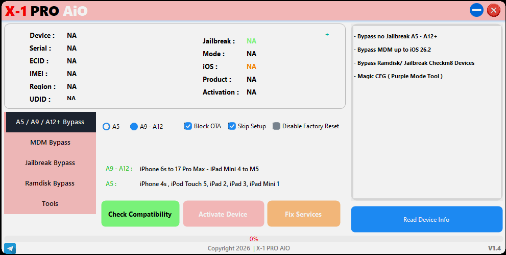 X-1 PRO AiO Screenshot